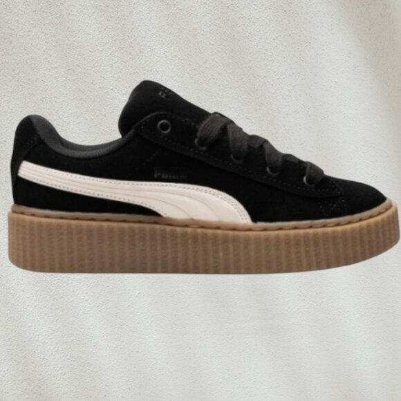 Puma Fenty Creepers Black Suede Sneakers Women’s - Picture 4 of 9